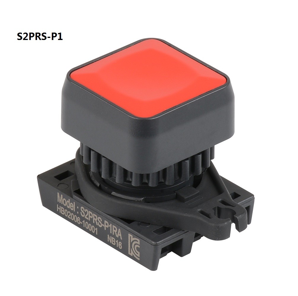 Ø22/25 Square Push Button Switches (Extended Button)