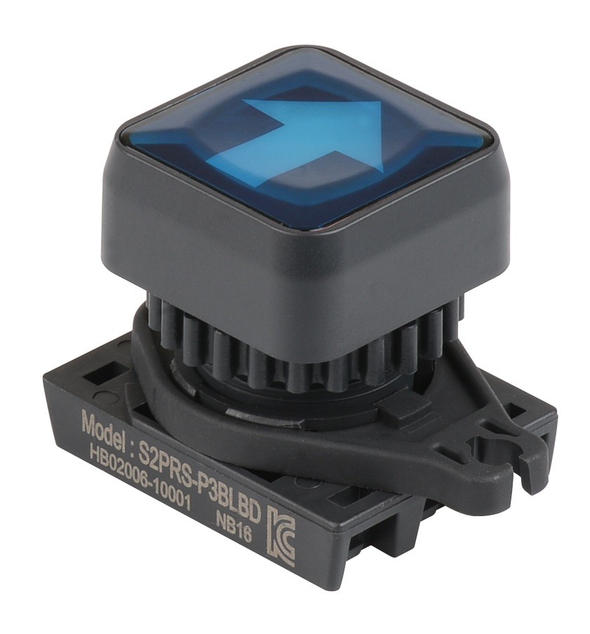Ø22/25 Square Push Button Switches (Extended / Illuminated)