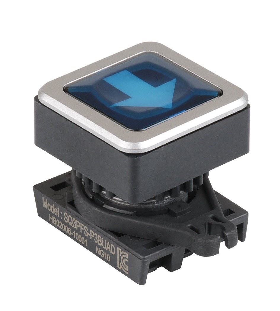 30 Square Push Button Switches (Flush / Illuminated)