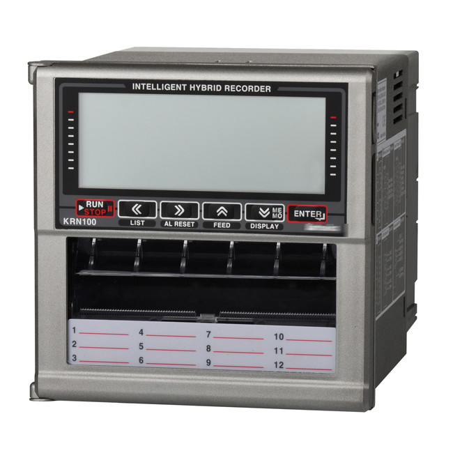 100mm Hybrid Recorders with Graphic LCD & USB Memory Support